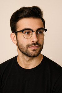 Sunglance Full Rim Clubmaster, Round Frame