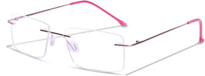 Redex Rimless (+2.75) Rectangle Reading Glasses