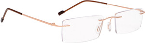 Vinzora Rimless (+3.00) Rectangle Reading Glasses