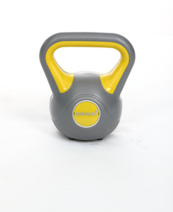 COUGAR Kettlebell , Plastic Kettlebell 4 Kg , Kettle Bells For Fitness Strength Stamina Grey Kettlebell