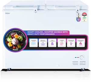 Haier 324 L Double Door Standard Deep Freezer