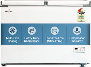 Kenstar 323.0 L Double Door Standard Deep Freezer