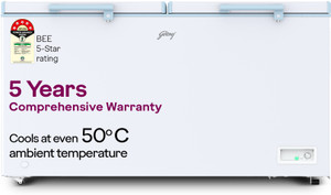 Godrej 500 L Double Door Standard Deep Freezer
