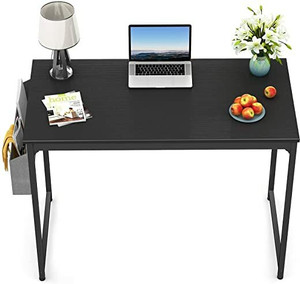Star Work Metal Frame Workstation Modern Simple Style PC Desk with Storage Bag and Hook Metal Computer Desk