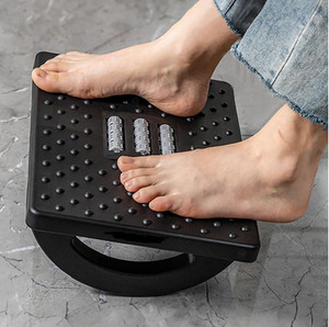 FIDEO Roundable Adjustable, Massage Points and Roller, Non-Slip Base Living & Bedroom Stool
