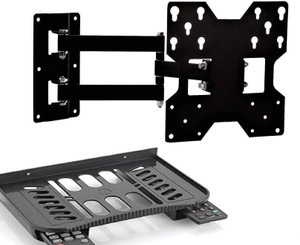 merugni TILTING WALL MOUNT Compatible For 32 TO 43inch ALL LED/LCD AND SETUP BOX STAND TV Stand Base