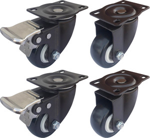 Ackwheel A86 Braked Furniture Caster