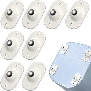 RT Enterprise 8 Pc Self Adhesive Mini Swivel Casters Wheels,Universal Wheels Appliance Furniture Caster