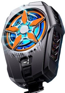 SKOON Mobile Cooling Fan for Gaming Fit All Types Smartphone Radiator with LED Display 1 Fan Ergonomic Cooling Pad with Adjustable Height