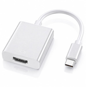 RuhZa Type C to HDMI Adapter, 3.1 C Type to HDTV Converter C to HDMI Converter, HDMI 4K, 15cm Cable HDMI Connector