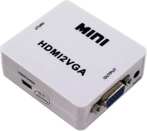 Sancy Mini HDMI to VGA Converter with Audio HDMI2VGA 1080P Adapter Connector Gaming Adapter