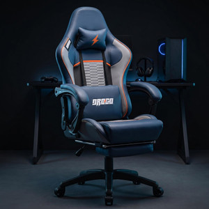 Drogo Multi-Purpose Ergonomic Gaming Chair with Head & Lumbar Pillow, Adjustable seat Gaming Chair
