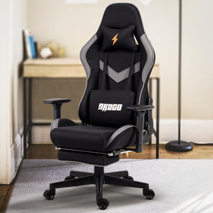 Drogo Multi-Purpose Ergonomic Gaming Chair with Adjustable Seat, Head & USB Massager Gaming Chair