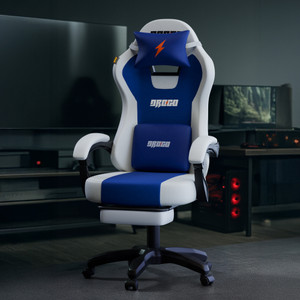 Drogo High Back Ergonomic Gaming Chair with Adjustable Neck, Armrest PU Leather Gaming Chair
