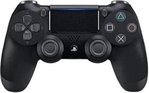 FZGAMES DualShock 4 Wireless Controller for PlayStation 4, Black, Gaming Gamepad 1 GB with Yes