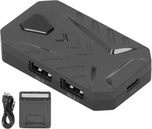 GAMESOUL Gaming Keyboard Mouse Converter Adapter (Black) - Image 1