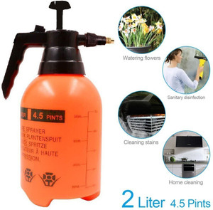 RoofTop 2 Lts Preasure spray can for Garden Lawn Sprinkler|Water Mister|Spray Bottle for Herbicides, Pesticides, Fertilizers, Plants Flowers 2 L Hand Held Sprayer
