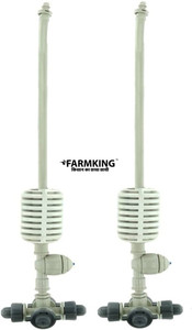 फार्मकिंग (2pcs) Irrigation Fogger System 4 Way Fogger Assembly Unit with Check Valve 100 L होज-एंड स्प्रेयर