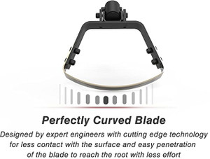 Agriezy Smart Hoe - Heavy duty Hand Weeder 8 inch blade with 5 feet handle V1 Garden Tool Kit