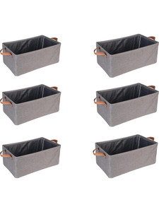 VENDIFY 6 PCS Cloth Organizer for Wardrobe Cloth Storage Box saree cover storage bags clothes organiser cloth storage bag storage box for clothes cloth storage storage organizer box for cupboard