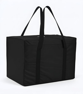 HOMESTIC Storage Bag Storage Bag Nylon Under Bed Organizer Storage Bag for Clothes, Toys and Stationery | Black