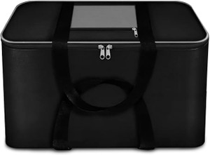 INN-VenTorE Pack of 1 Large Underbed Storage Bag for Clothes, Sarees & Blankets with Handle | Durable Storage Bag for Underbed Use, Foldable & Reusable Design | Moisture-Proof Cloth Organizer with Zipper Closure – Size 54x46x28 cm |