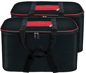 Tiarakrafts Pack Of 2 Big Size Underbed Storage Bag Water Proof for Storing Blanket 2