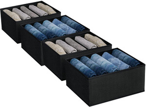 Shavi Bag Jeans Org. Jeans Organiser for Wardrobe|Clothes Organiser Jeans Org