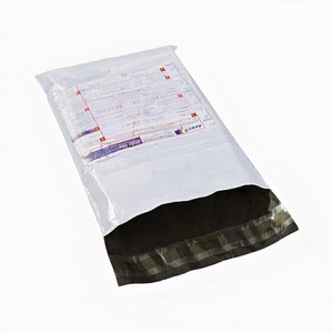 REMY PACKAGING 14X18 INCH Tamper Proof Courier Bags With POD JACKET Envelopes Pouches Cover Poly bags for Shipping Packing Mailing 55 MICRON 100 PCS Packet