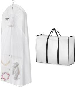 chinese dress ladies Extra Long Full Length Wedding Dress Garment Bag – ieie main image 0