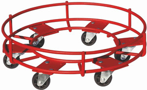 फैमिलिया Multifunction Premium Steel Movable|6 Wheels गैस सिलेंडर ट्रॉली
