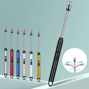 Q7 BRAND 360 Degree Flexible Rechargeable Electric Kitchen forCandle_Stove Aluminium Aluminium Electronic Gas Lighter