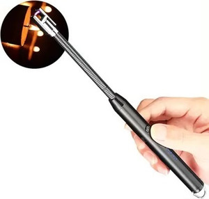 NKPR Flexible Electric Kitchen Lighter 360 Degree Rechargeable for Gas ,Candle_514 Electric Kitchen Lighter _1514 Cigarette Lighter
