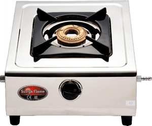 Suryaflame Stainless Steel Manual Gas Stove