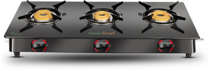 Greenchef Ebony Glass Manual Gas Stove