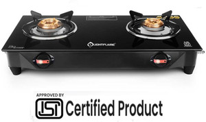 LIGHTFLAME Blacky - 2B Glass Manual Gas Stove