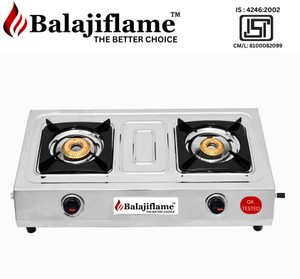 Balajiflame Stainless Steel Manual Gas Stove