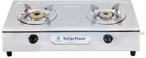 सूर्यफ्लामे SF LPG STOVE 2B CAPRI VS2 BB NA मैनुअल गैस चूल्हा