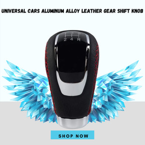 SRPHERE Aluminum Alloy, Leather Gear Knob - Image 1