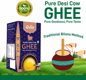 Ovlin Desi Cow Ghee| Bilona Method| Pure,healthy| Bilona Method From Curd Ghee Tetrapack