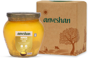 अन्वेशन A2 गिर काऊ घी बिलोना मैथड -500ML 500 ml