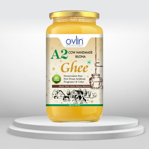 ओवलिन A2 घी मेड फ्रॉम देसी काऊ मिल्क बाय ट्रेडिशनल 500 ml