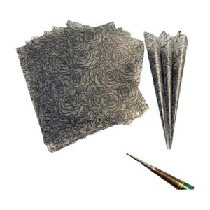 JBFHENNA Cellophane Sheet Black NA Sheet Gift Wrapper