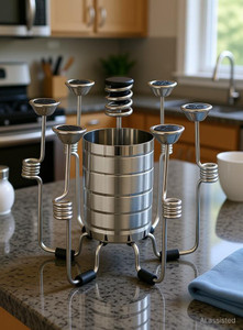 JP STEEL PRODUCTS K-07 Stainless Steel Glass Holder