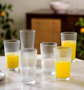 Nestasia (Pack of 6) YPGP148G15 Glass Set Water/Juice Glass