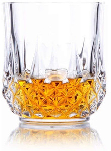 EagleVista (Pack of 6) Premium Crystal Whiskey Glasses Set Glass Set ...