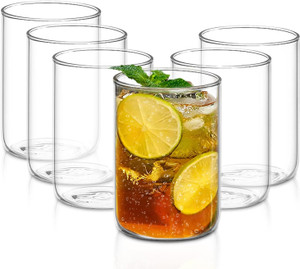 BOROSIL (Pack of 6) Radius Glasses Tumblers Glass Set Water/Juice Glass