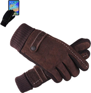Highever Solid Winter Men Gloves
