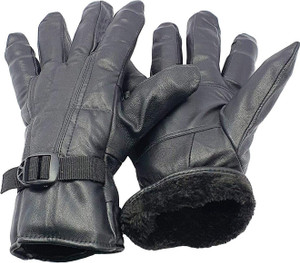 Yeahmom Solid, Self Design Winter Men Gloves
