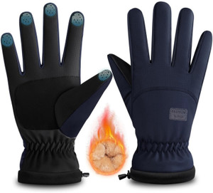 Highever Solid Winter Men Gloves
